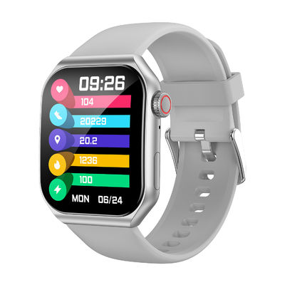 Linwear AMOLED BT การโทร Smartwatch ปุ่มหมุนปุ่มอลูมิเนียม